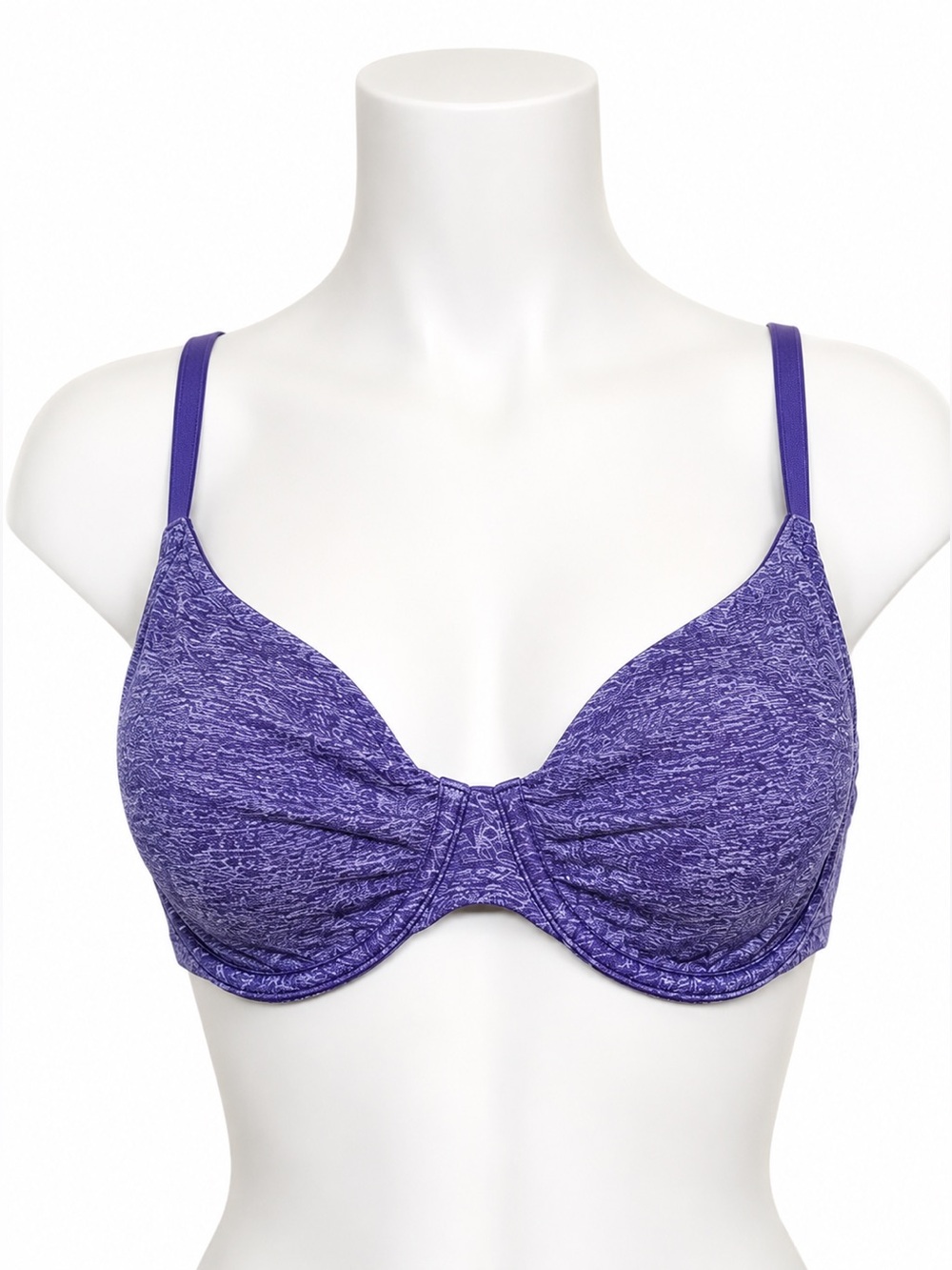 💜 Victoria’s Secret Unlined Demi Bra 34DD Heather Purple Like New